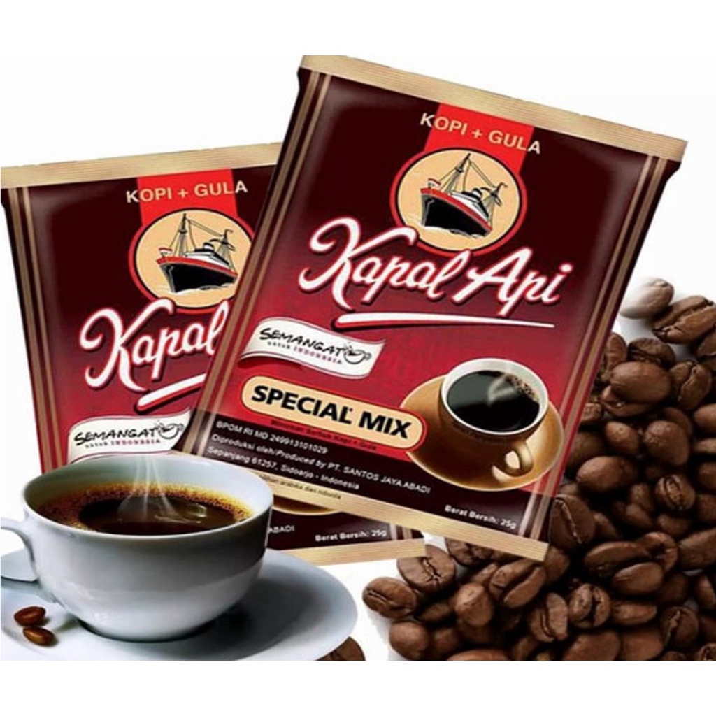 

Kopi Kapal Api Special Mix 10 Sachet 24g 1 Renceng
