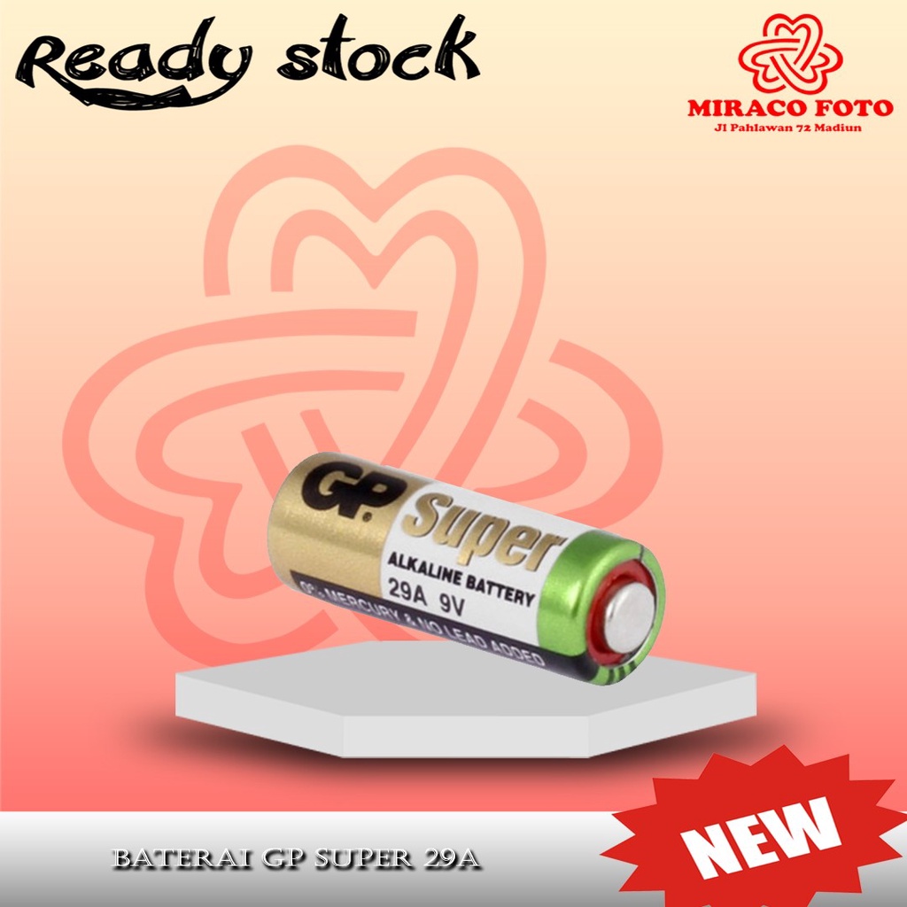 Baterai GP 29A 9v 9 volt Batere Remote Battery GP29A 29AE A29 29 A AE