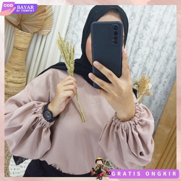 Bloese Pakaian Atasn Formal Bluse Lebaran 2023 Bloise Wanita Dewasa Bkouse Pesta Kondangan Bsju Blou