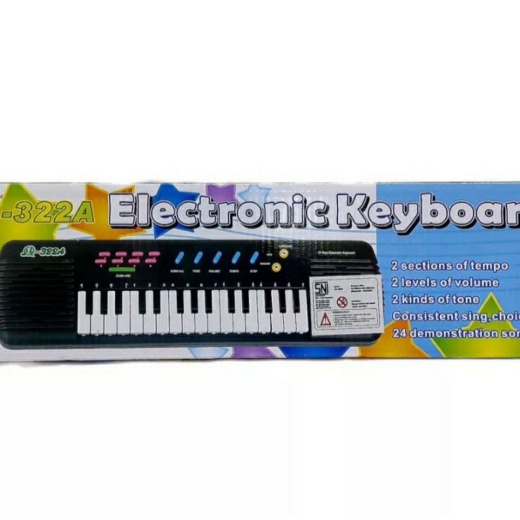 M332A Keyboard Electric Piano Mainan Piano Anak + Mic Karaoke