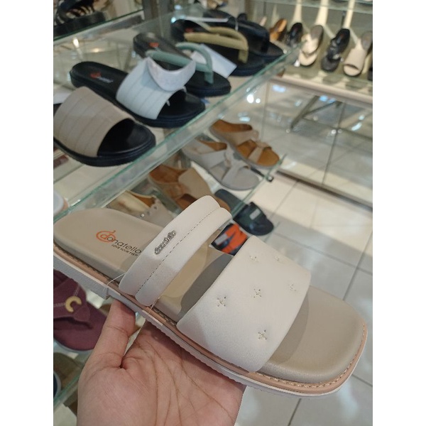 sandal selop flat wanita donatello size 36-40