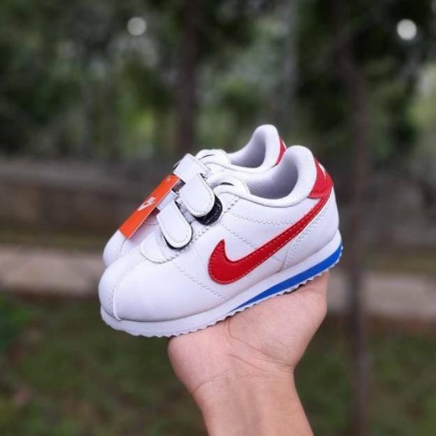 Sepatu Nike Cortez Anak Putih Merah Balita Bayi
