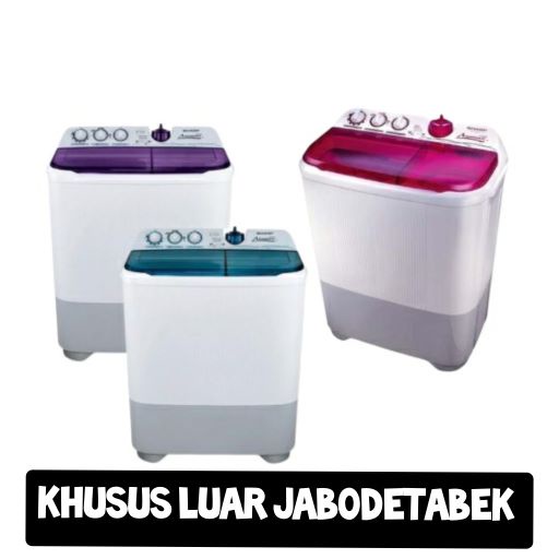 Mesin Cuci Sharp Aquamagic Mesin Cuci 2 Tabung ES-T85CR(8KG) / ES-T95CR(9KG) KHUSUS LUAR JABODETABEK