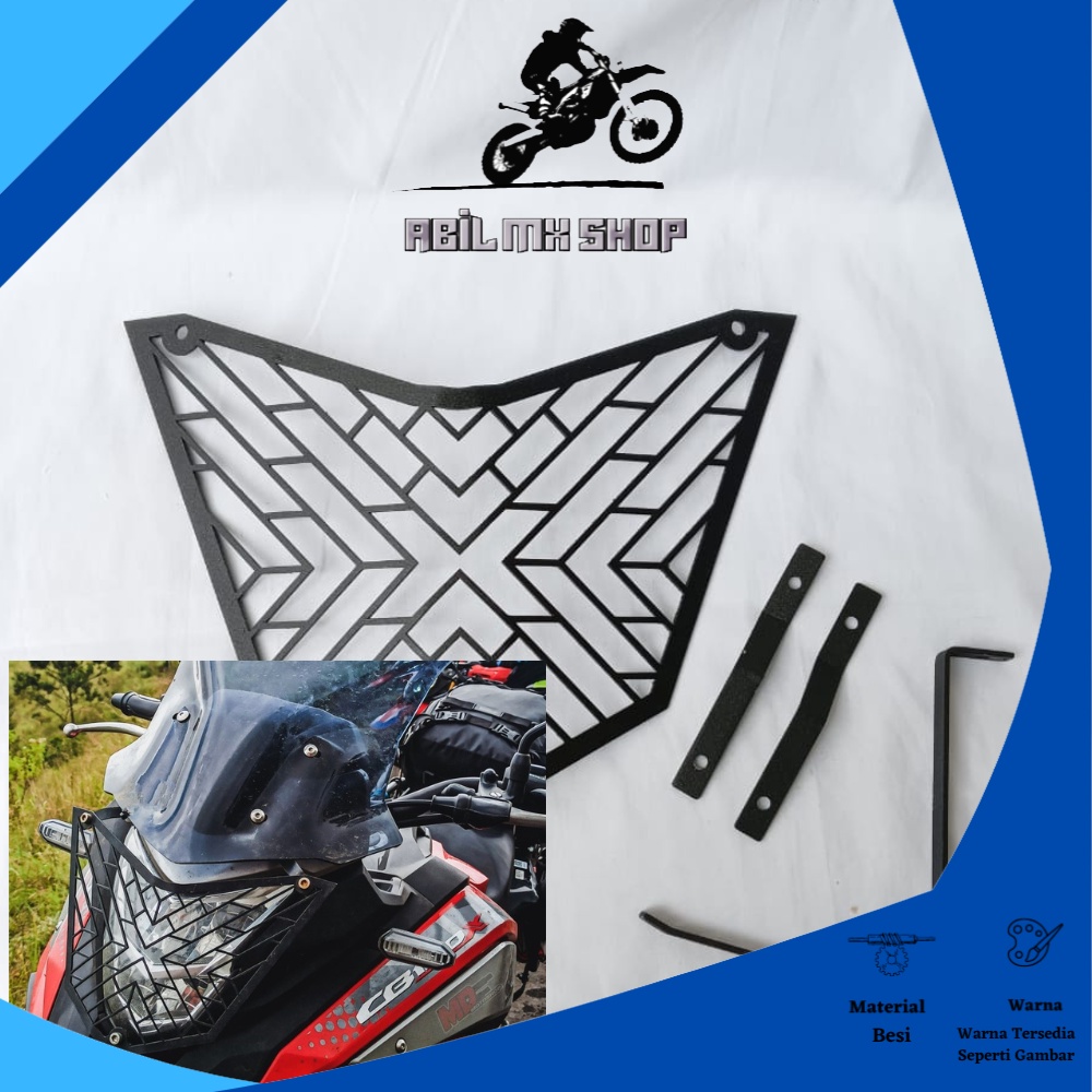 HEADLAMP GUARD COVER HEAD LAMP LAMPU HONDA CB150X COVER LAMPU CB150X