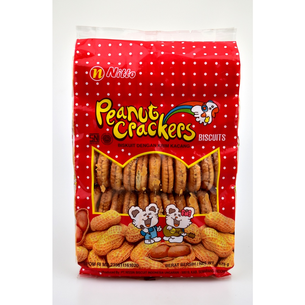 

BISKUIT KRIM KACANG NISSIN NITTO PEANUT CRACKERS BISCUIT 475 GR