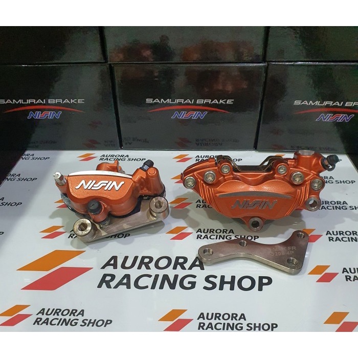 Ori Kaliper Nissin Samurai Set 4 Piston 298 Mm & 2 Piston Yamaha Xmax 250
