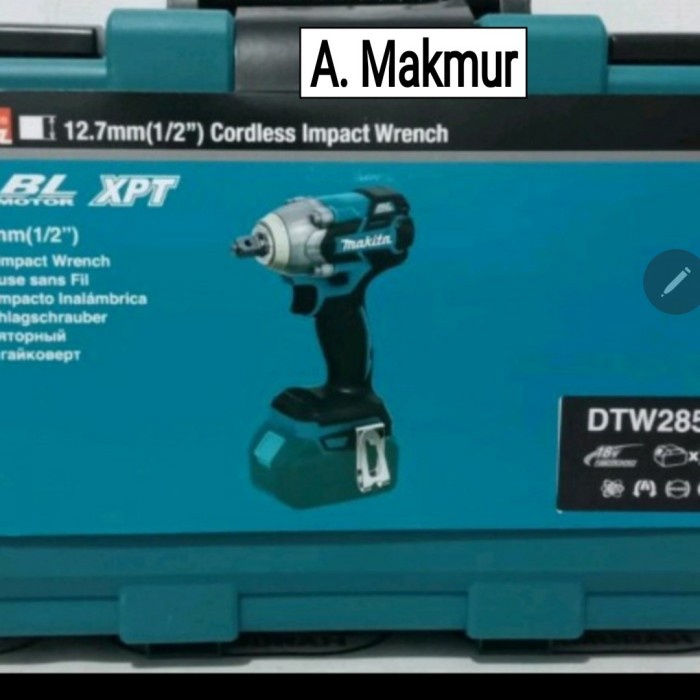 Produk Terbaru Makita Dtw285Rte 1/2In Cordless Impact Wrench Buka Baut Dtw 285 Rte ..