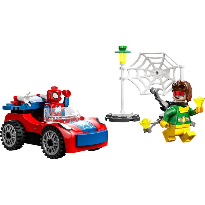 LEGO Spidey 10789 Spider-Man's Car and Doc Ock Building Toy Set (48 Pieces) Building Blocks for Kids (4 Tahun+)