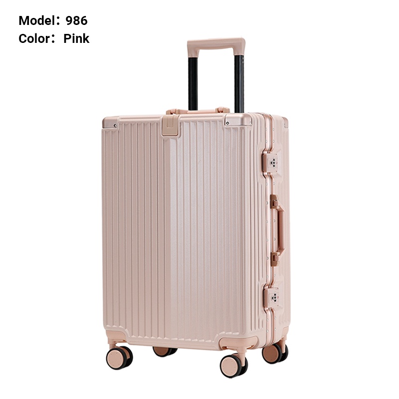 20inch 22inch 24inch 26inch net red aluminium box box wanxiang Wheel New Password Travel Board Pria dan Women's Universal Suitcase