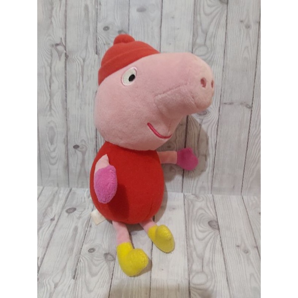 Boneka Peppa Pig TY Kostum Ski Es (Ice Skating) PRELOVED