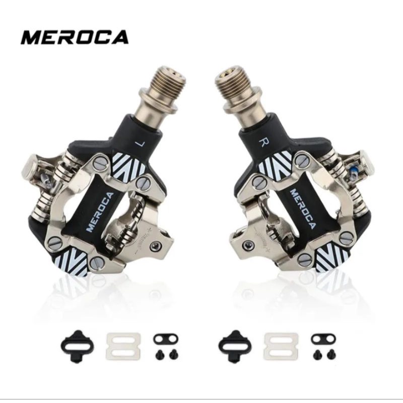 Meroca Pedal Cleat MTB Pedals Cleats Mountain Bike