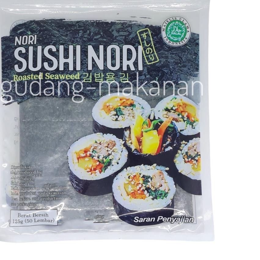 

☆ Sushi Nori Halal isi 50 lembar ℗