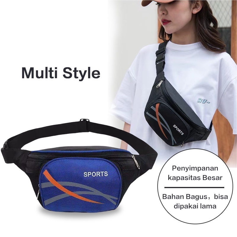 Highland Tas Pinggang Olahraga Tas Running Waistpack Sport Tas Waist Bag TS203