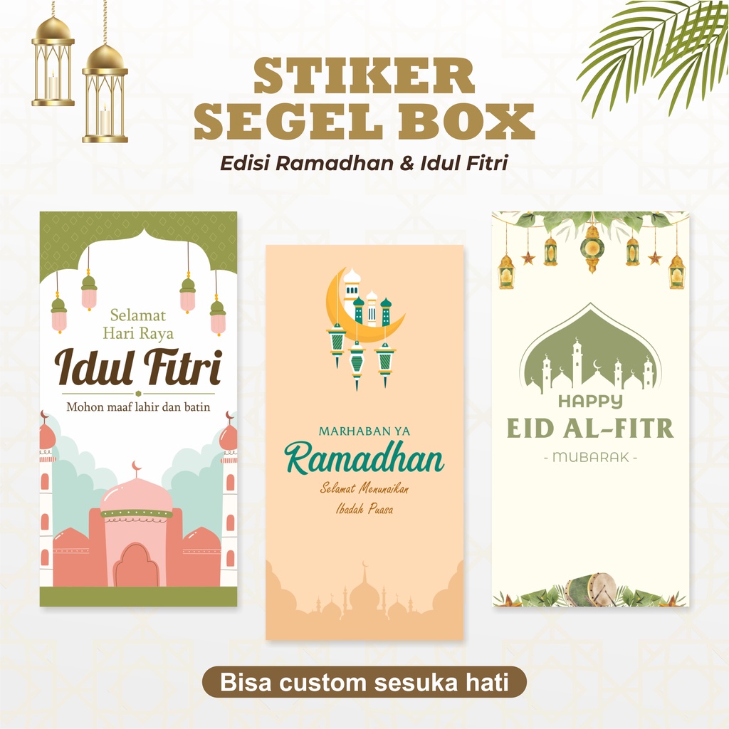 

Stiker segel box Ramadhan, Idul Fitri, Eid Mubarak