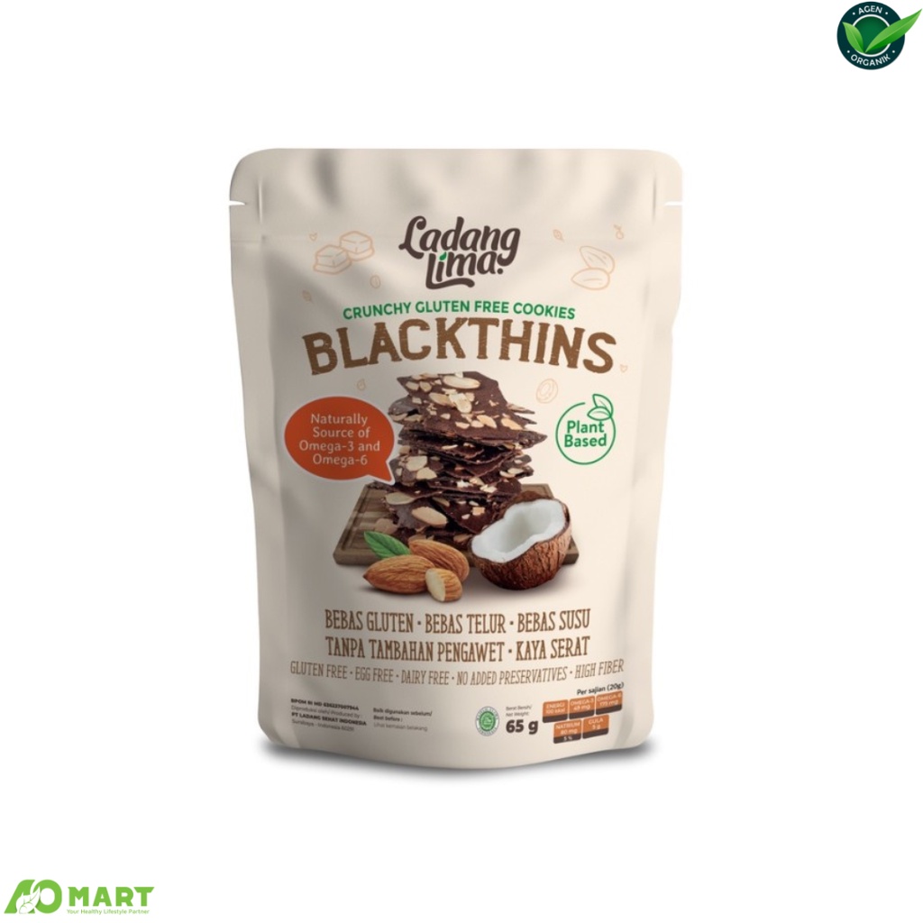

Ladang Lima Blackthins Mini Bites 65gr - Cookies Gluten Free
