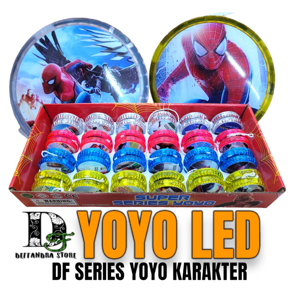 Mainan Anak Yoyo Lampu LED - Yoyo Tali