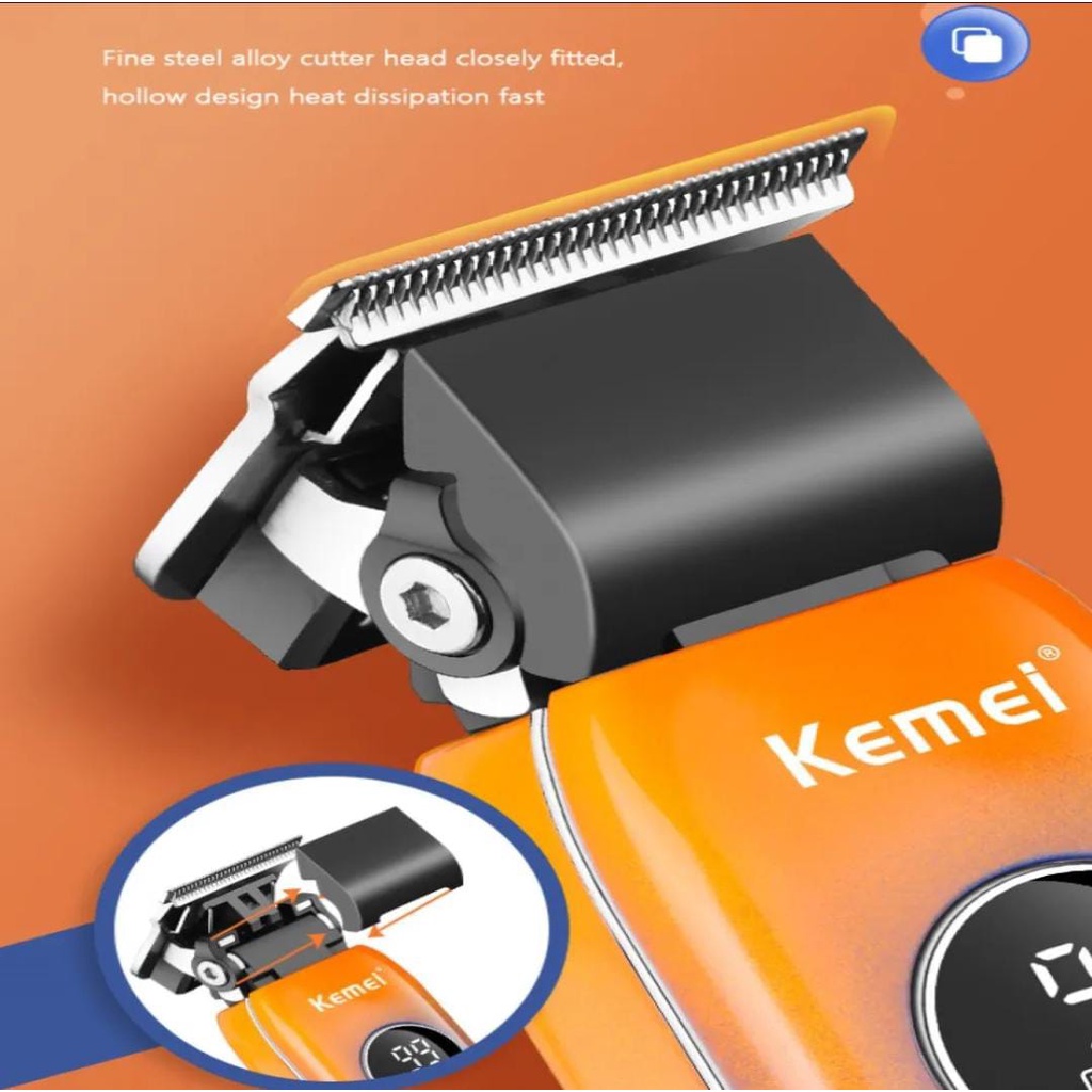 KEMEI KM 1837 - HAIR CLIPPER KM1837 / KM-1837 ORIGINAL