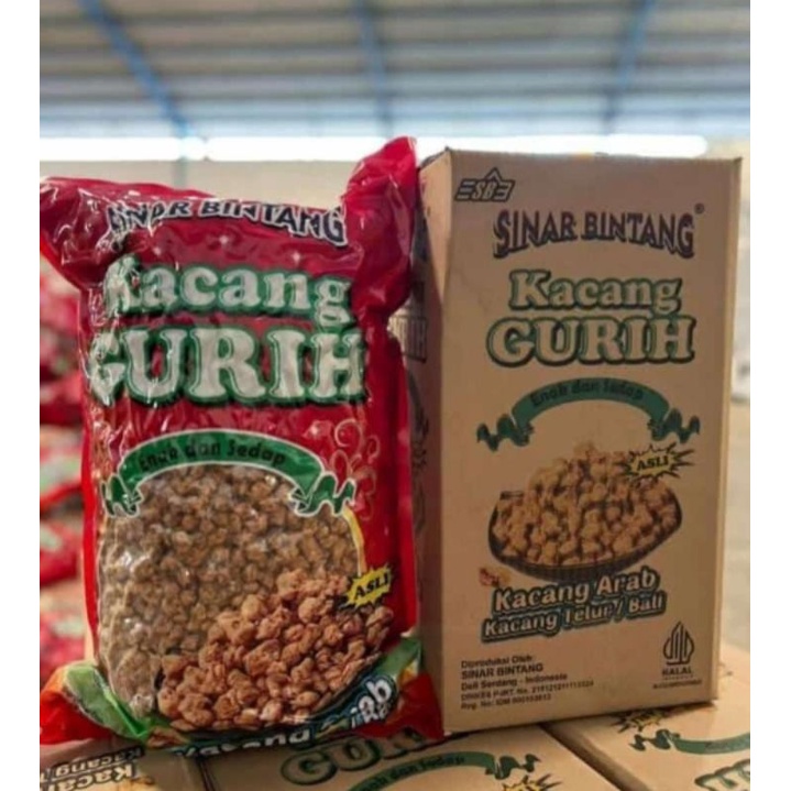 

TERMURAH 500gr KACANG TELUR/KACANG ARAB MERK SINAR BINTANG TERLARIS