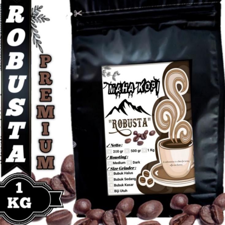 

TERMURAH Kopi Robusta 1Kg - Premium - Pilih Biji kopi atau Bubuk