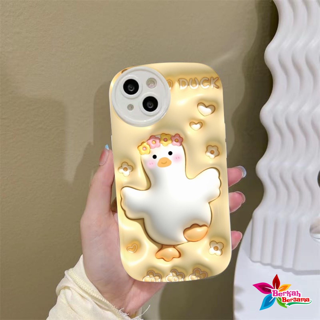 SS148 SOFTCASE MOTIF AKSEN 3D YELLOW CUTE DUCK FOR INFINIX HOT 12 12I PLAY 20 20I 20S 30I 30 PLAY NOTE 8I 11 12 G96 PRO 12 2023 ZERO X NEO PRO BB7828