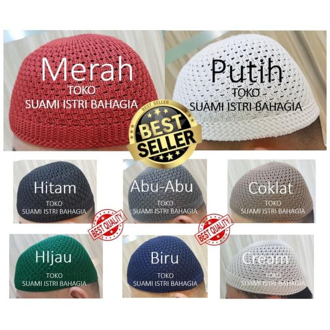 Peci Rajut Premium / Kopiah Songkok Premium