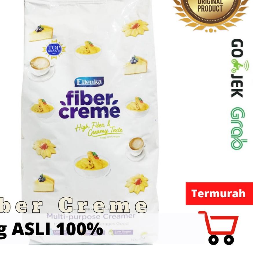 

➶ Ellenka Fiber Creme 1kg Multipurpose Creamer ( Penganti susu&Santan) ☂