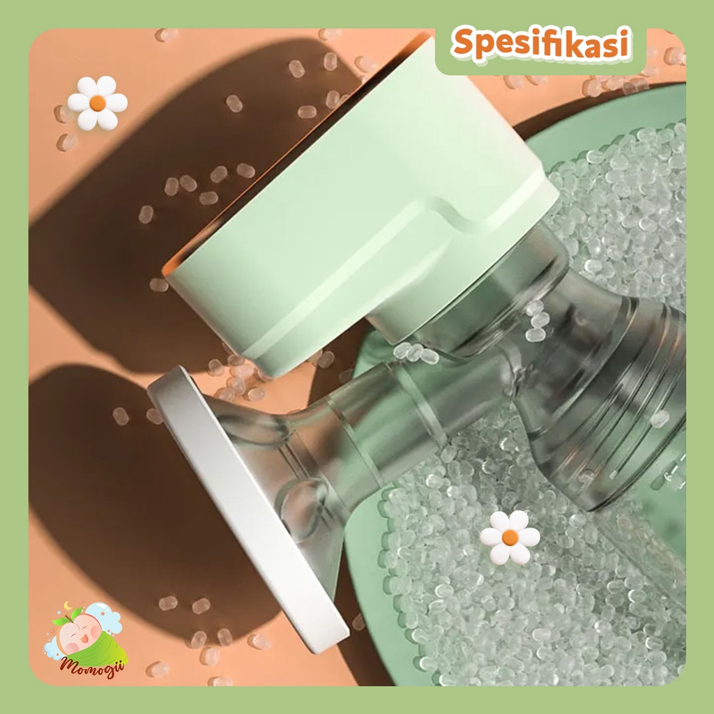 MOMOGII PREMIUM Pompa ASI PortableTerlaris  FREE Kabel USB dan DOT