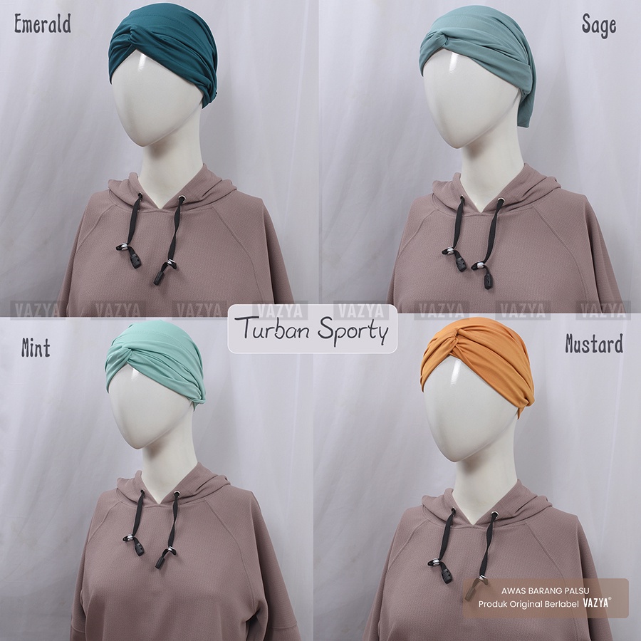 Turban Instan Sporty / HIjab Olahraga