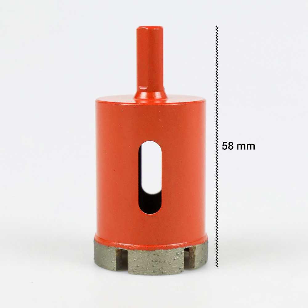 Mata Bor Hole Punch Carbide Diamond Marble Granite Drill Bit 40 mm - V12 - Orange