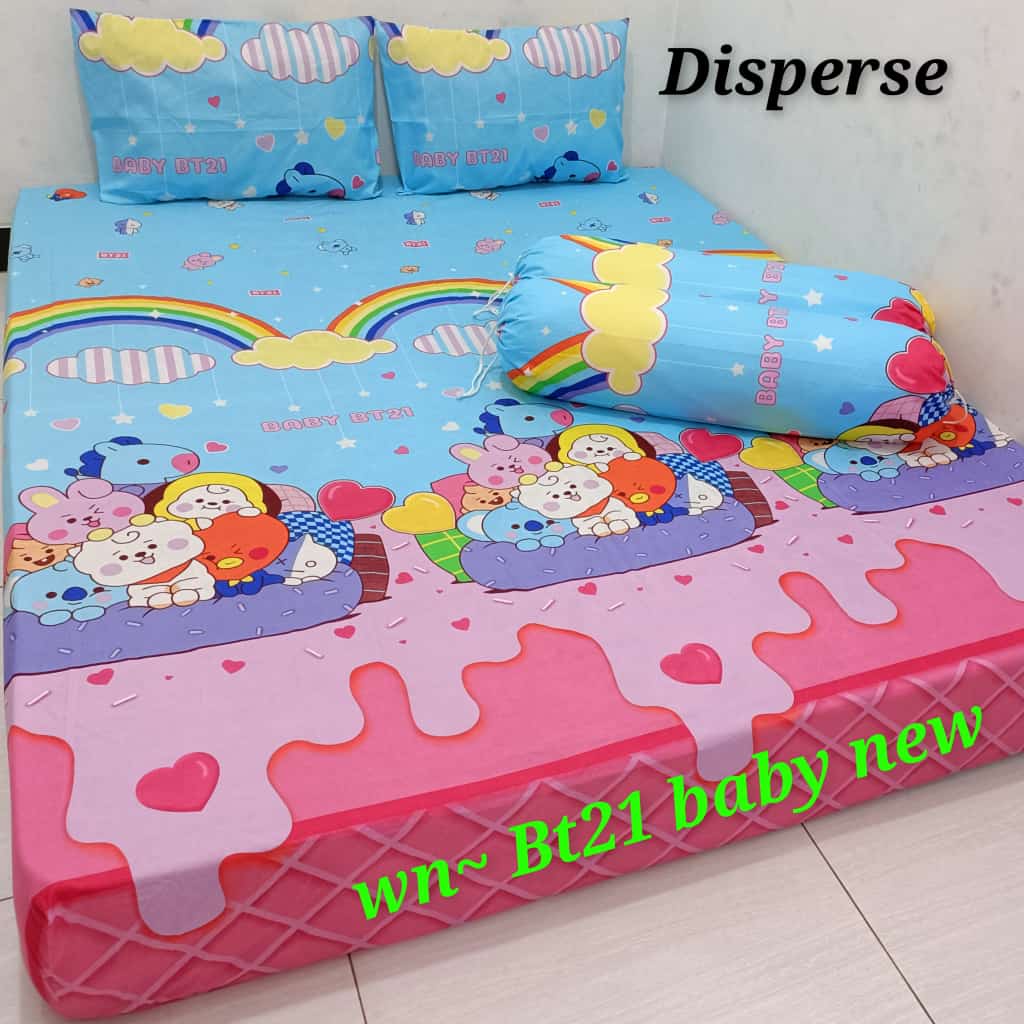 Waty grosi 48 MOTIF SPREI ANAK uk 200x200X20 sarban 2 sargul 2