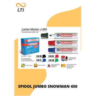 

Spidol Snowman Permanen Jumbo J 450 - HEMAT