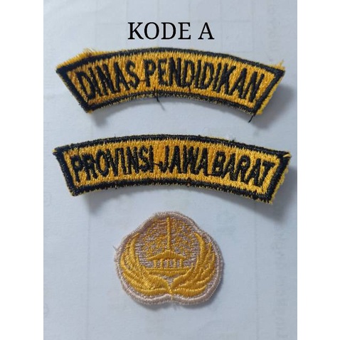 Atribut PNS Bordir Provinsi Jawa Barat Atribut PNS