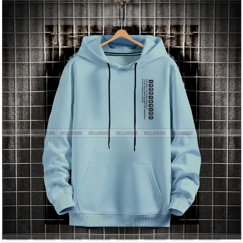 Sweater hoodie pria INNOVATION terbaru / hoodie pria kekinian kwalitas distro