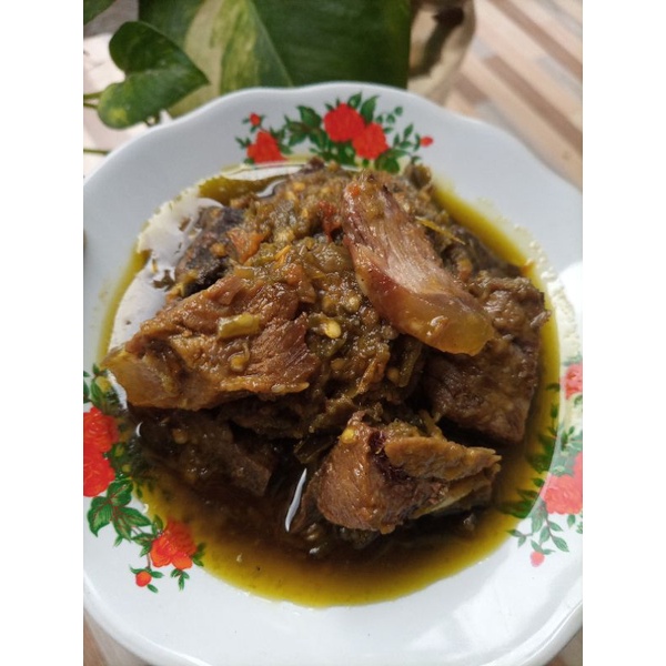 

Daging sapi Sambal ijo 50 Gram Sd 200 Gram