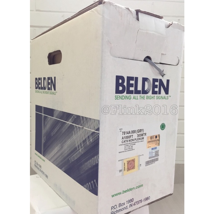 KABEL UTP CAT 6 BELDEN / KABEL DATA CAT6 BELDEN ORIGINAL