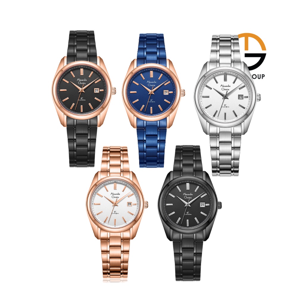JAM TANGAN WANITA ALEXANDRE CHRISTIE AC8660 AC 8660 LDB STAINLESS STEEL