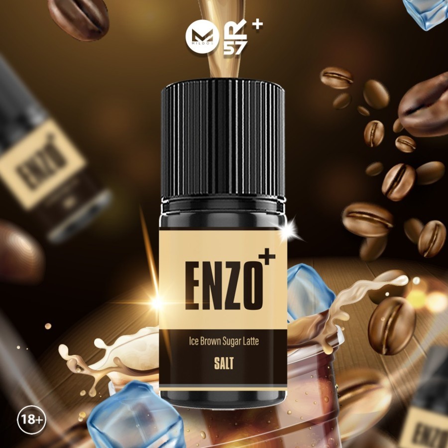 ENZO ICE BROWN SUGAR LATTE 30ML 30MG BY R57