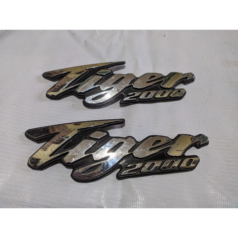 emblem tangki tiger 2000 original tiger lama tiger lawas