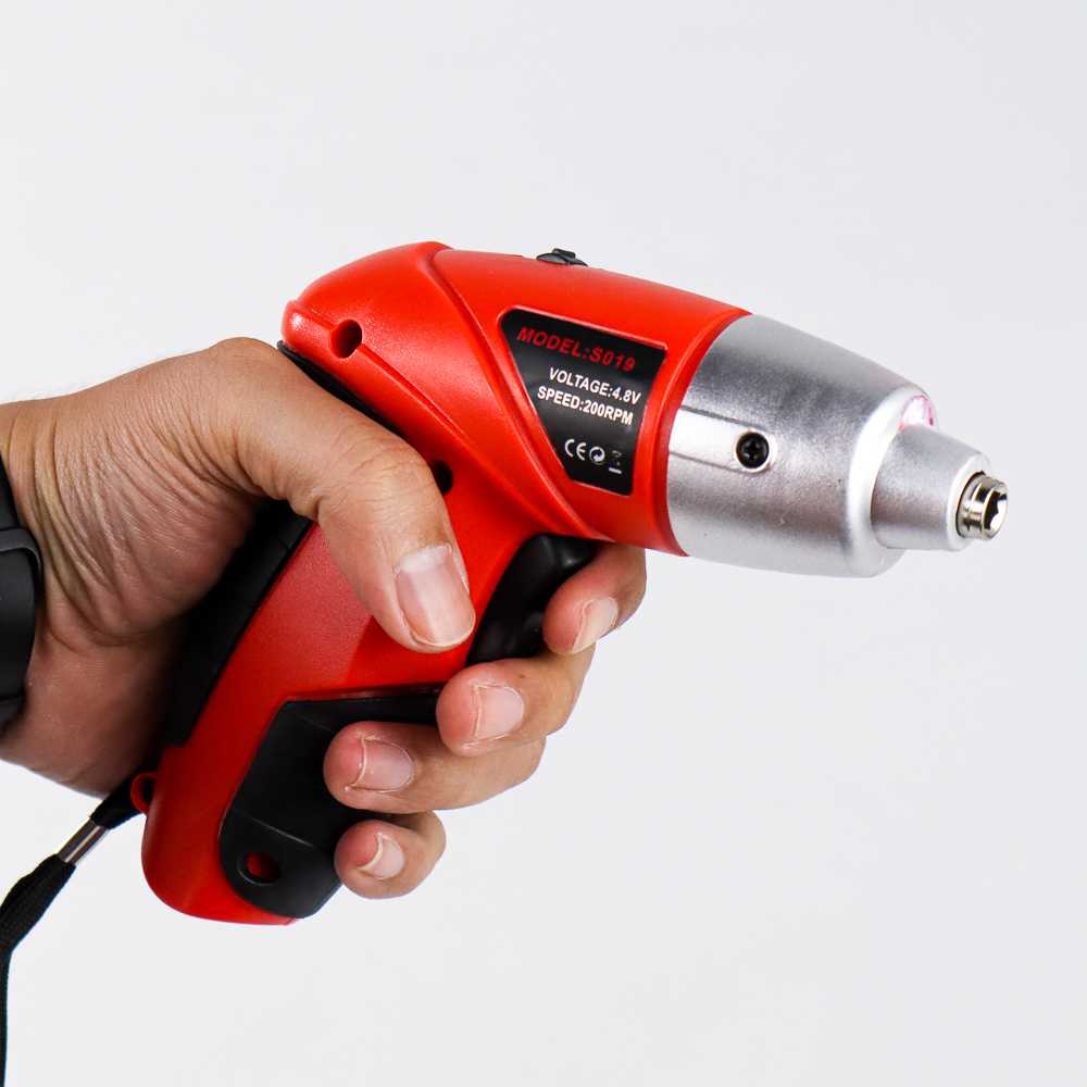 (BISA COD) FTIHSHP  Cordless Multifunction Electric Screwdriver 4.8V 45pcs - S019