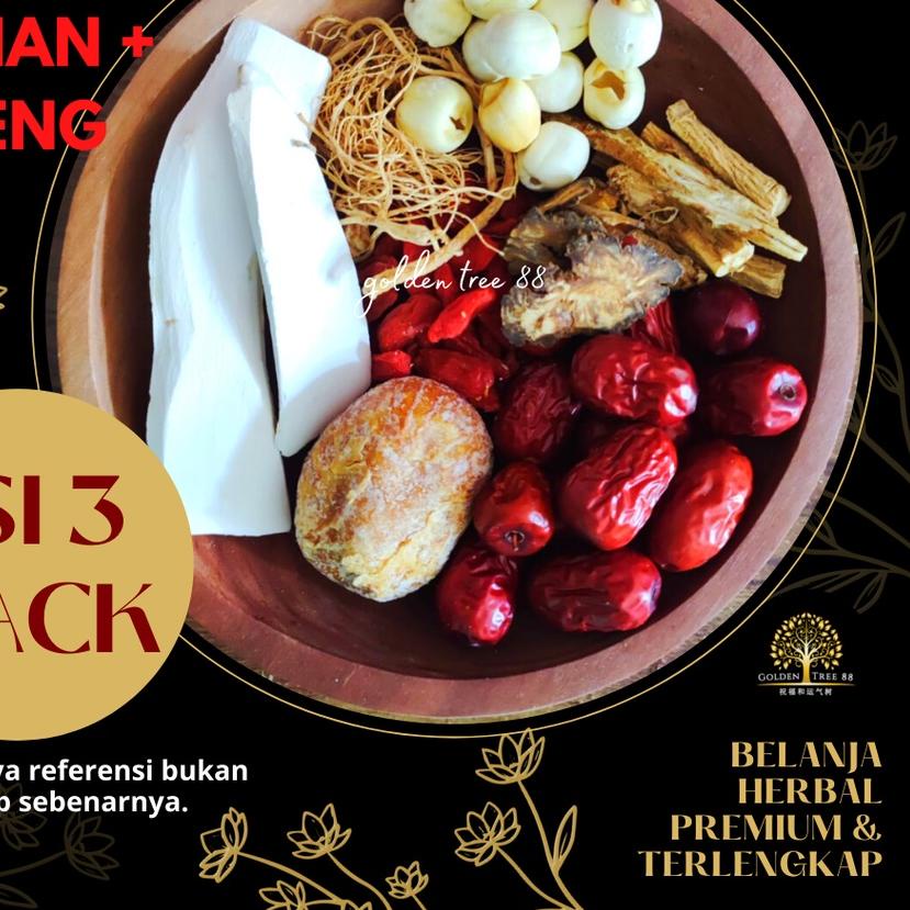 

❂ Paket Hemat 3 Pack Premium Tim Ayam 9 Bahan Sup Ayam Ginseng Fresh Original ➬