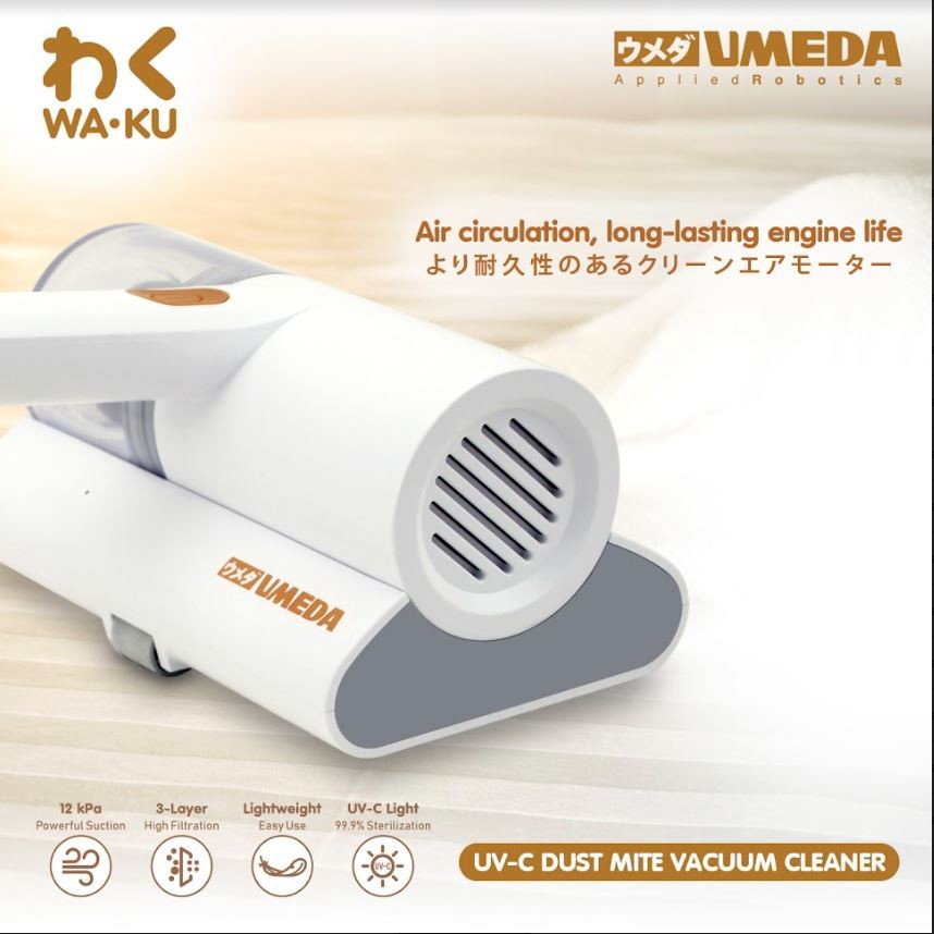 Umeda Waku UVC Dustmite Vacuum Cleaner Penghisap Debu Dan Tungau