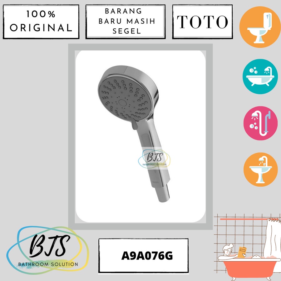 Kepala shower REI TOTO A9A076G / A 9A076G / A 9A076 G / A9A076G