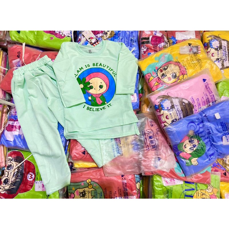 Setelan Tunik Anak 2 - 8 Tahun