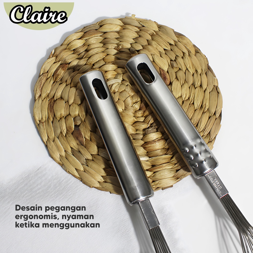 Alat Pengocok Telur / Pengaduk Adonan Manual Stainless steel