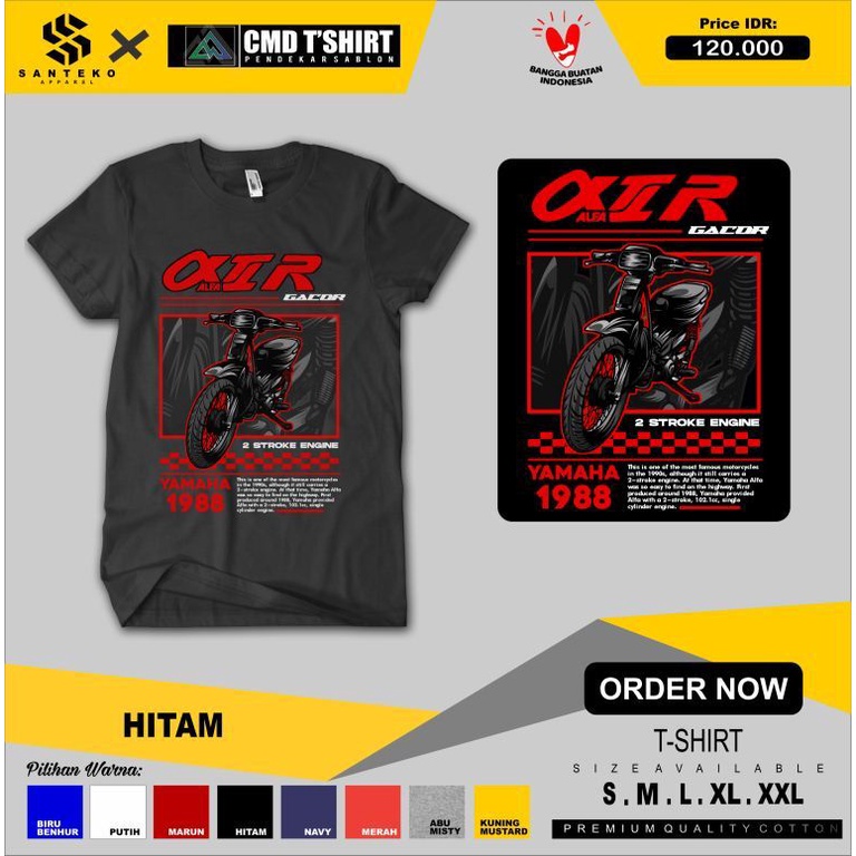 Kaos Otomotif Yamaha Alfa 0192 - SANTEKO Apparel