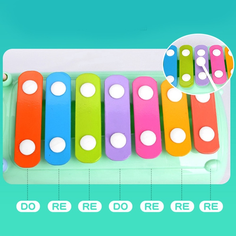 YGtoys Mainan Edukasi Anak Bus Xylophone Musical Bus Sorting Puzzle Alur Kawat 3 in 1