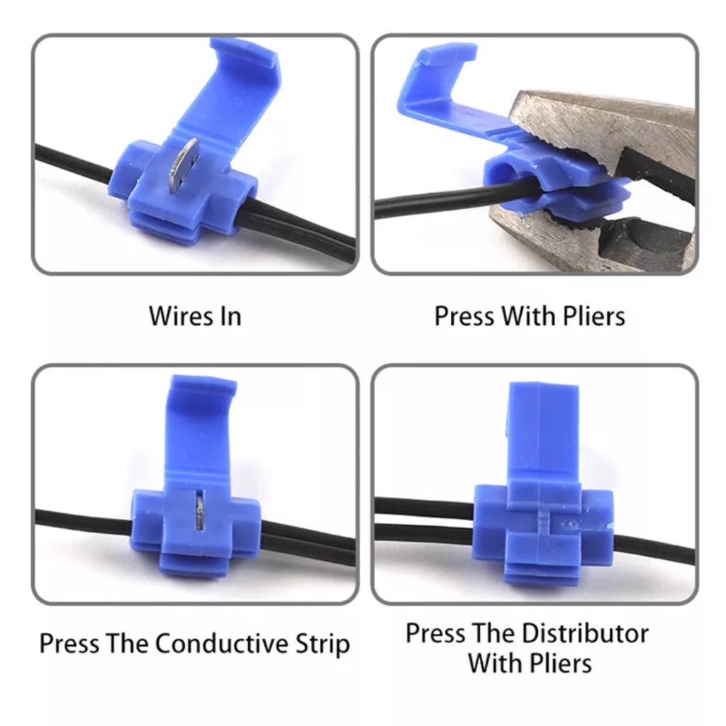 Konektor Kabel Jumper Scotch Lock Quick Splice Wire Connector