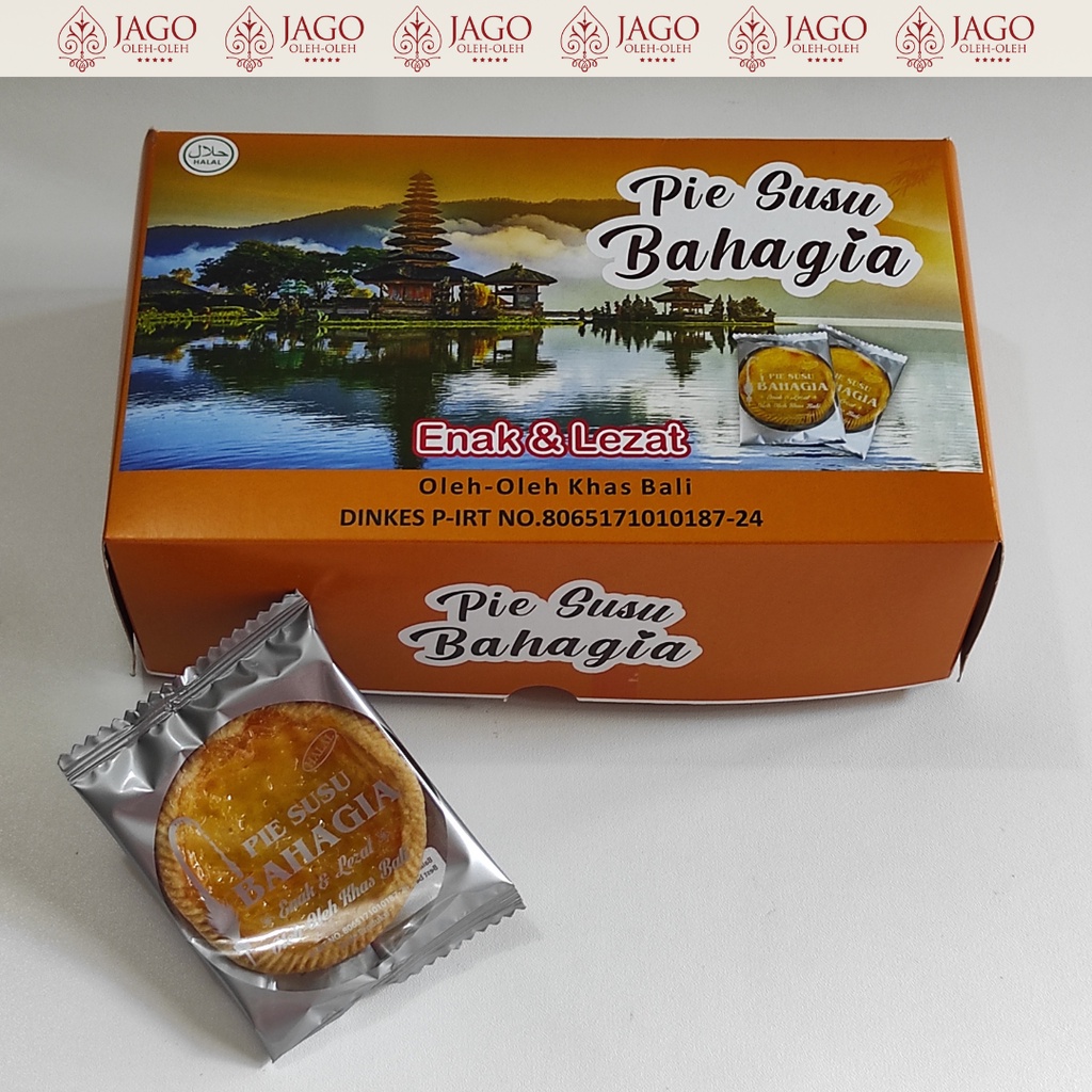 Pie Susu Bahagia Original Susu isi 25pcs - Pie Asli Bali