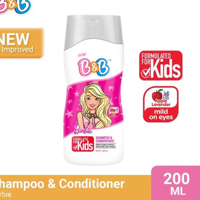 12.12 MALL B&B Kids Shampoo & Conditioner Barbie 200mL