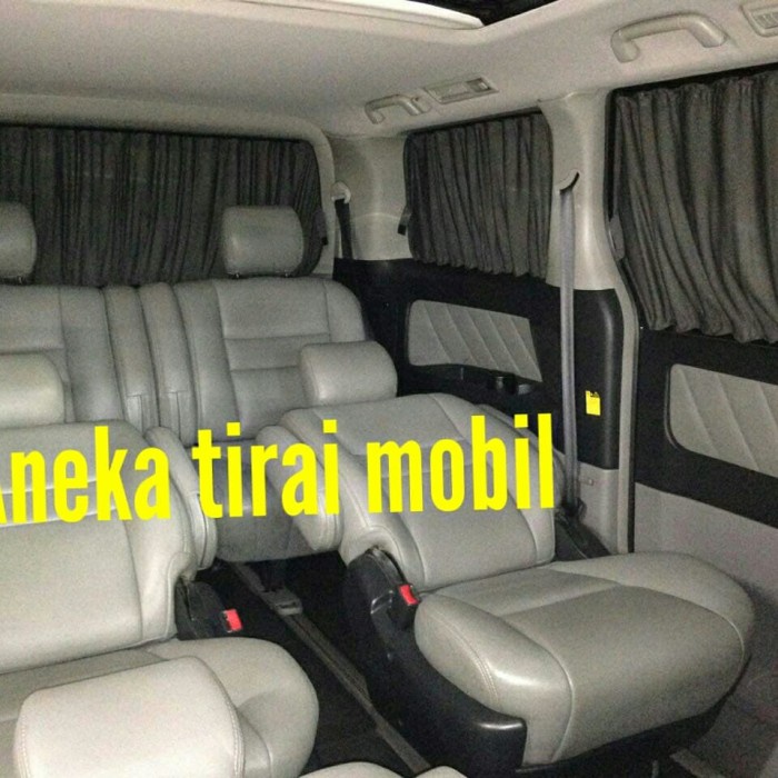 Gorden mobil Toyota Alphard / Tirai mobil Toyota Alphard